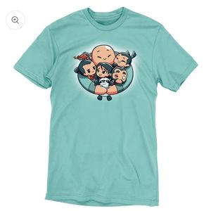 Disney Mulan Group Hug Cotton Graphic T-Shirt by Teeturtle